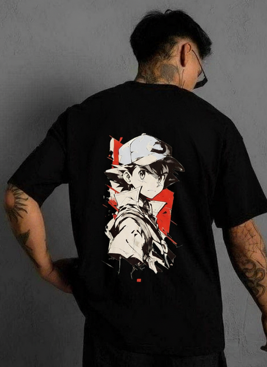 Male pokemon ash Standard Crew T-Shirt